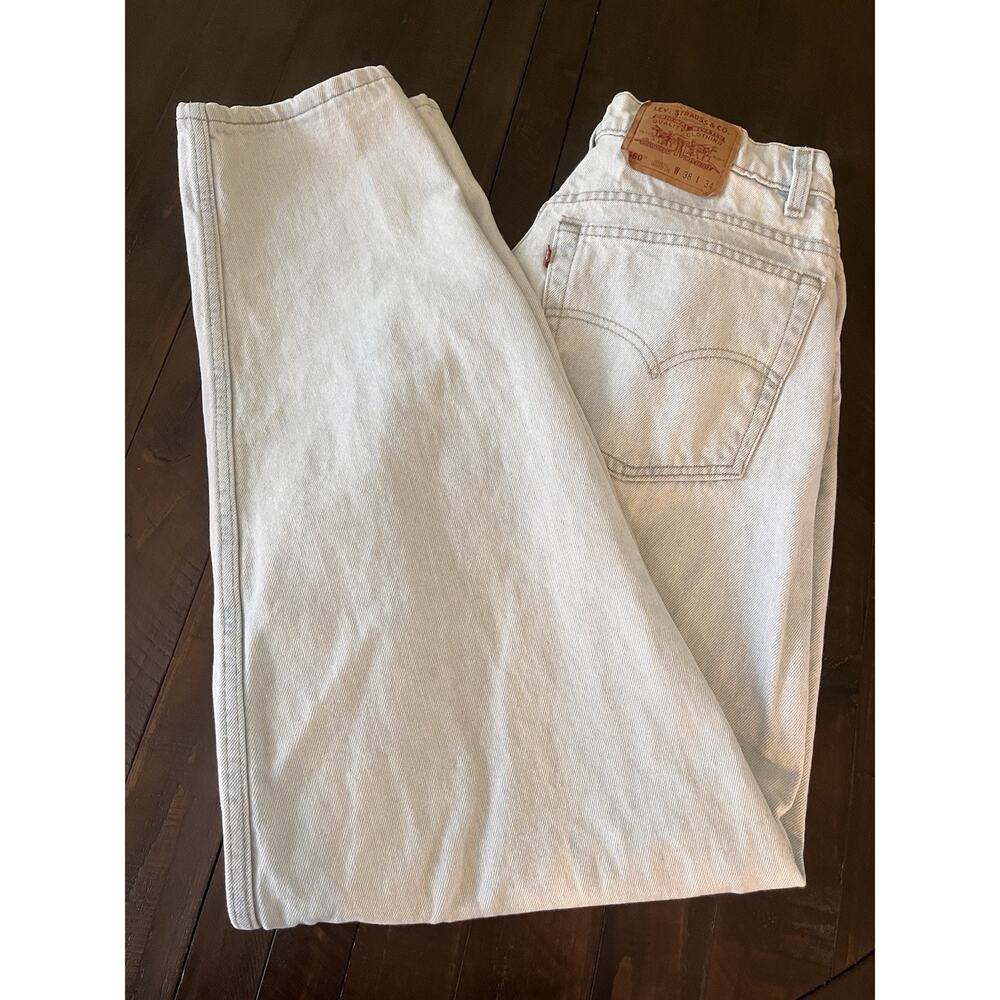 Vintage 1994 Levi’s 560 Ultra Light Wash Loose Fit Jeans 38x34 Made in USA 90’s